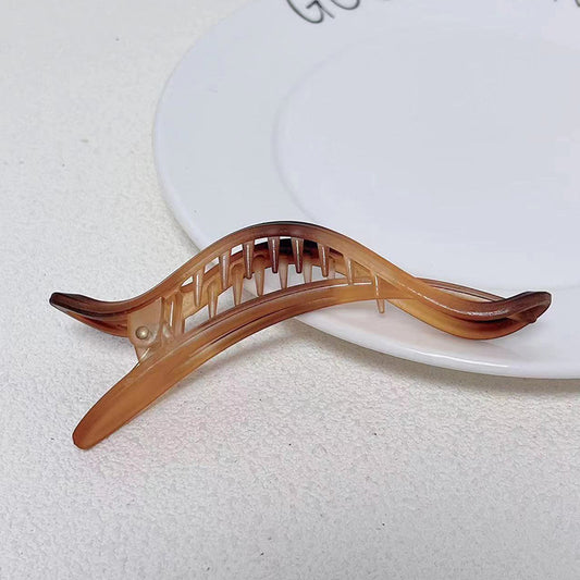 Irregular Ink Color Matte Simple Special-interest Design Duckbilled Hair Accessories