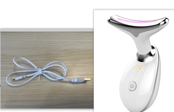 Massaggiatore termico EMS per il sollevamento e il rassodamento del collo, microcorrente elettrica, rimozione delle rughe