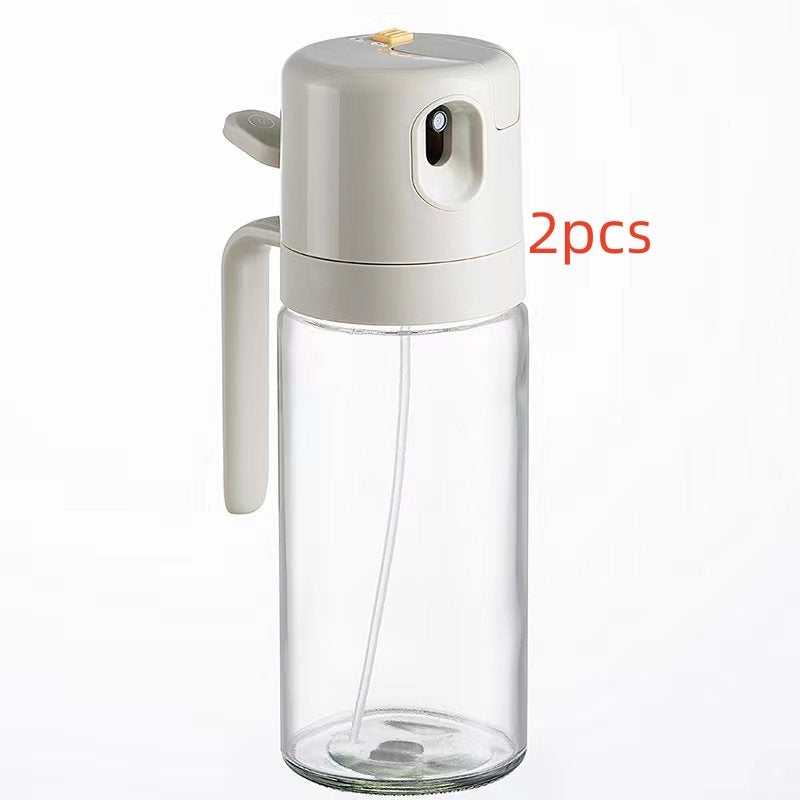 2 in 1 spruzzatore per olio, erogatore per olio da cucina per barbecue, erogatore per olio d'oliva, spruzzatore per cucina e cottura al forno