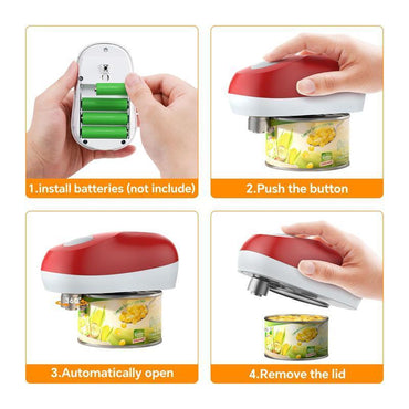 Apriscatole Elettrico Automatico - Hands-Free Un Pulsante Sicuro