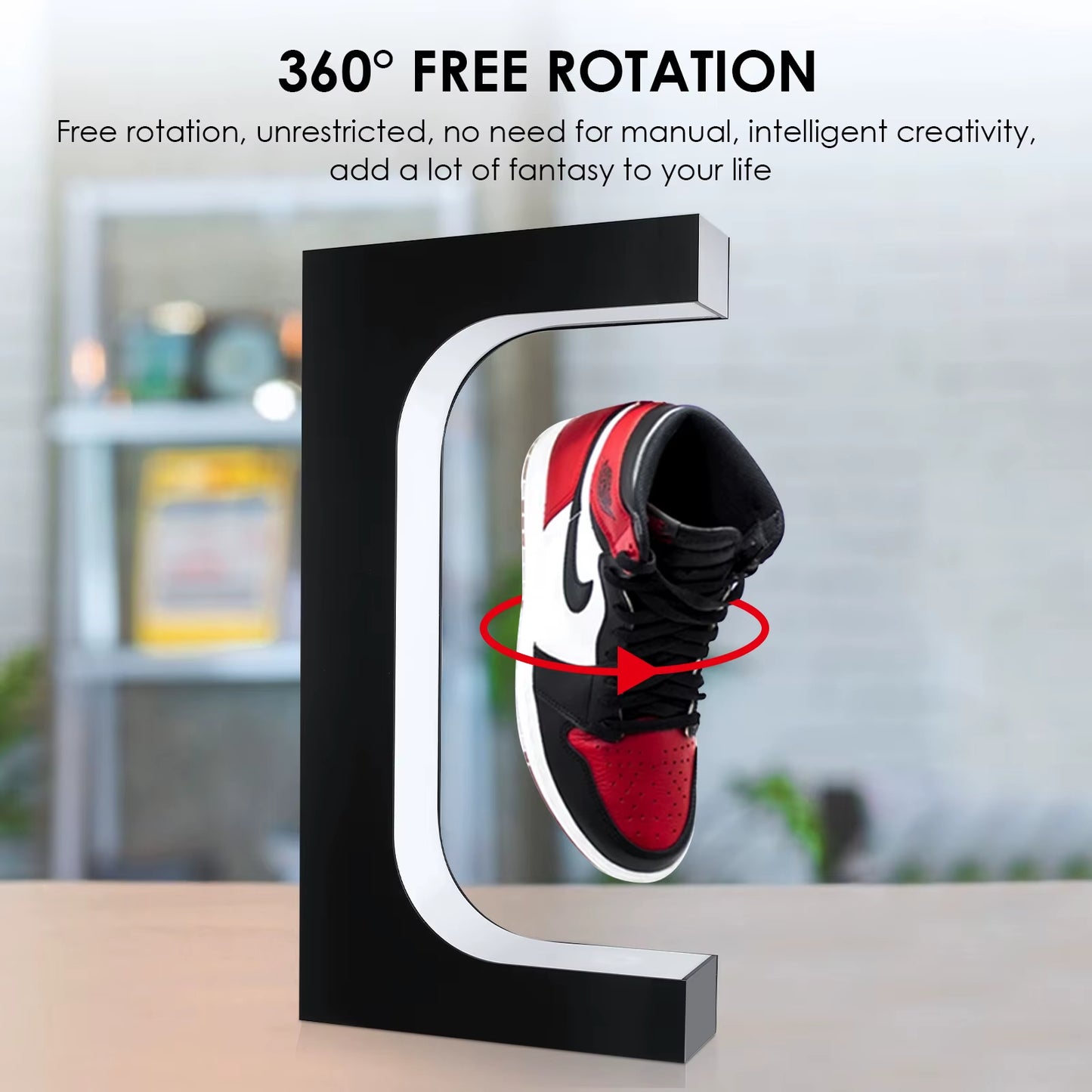 Rotating Shoe Magnet Display