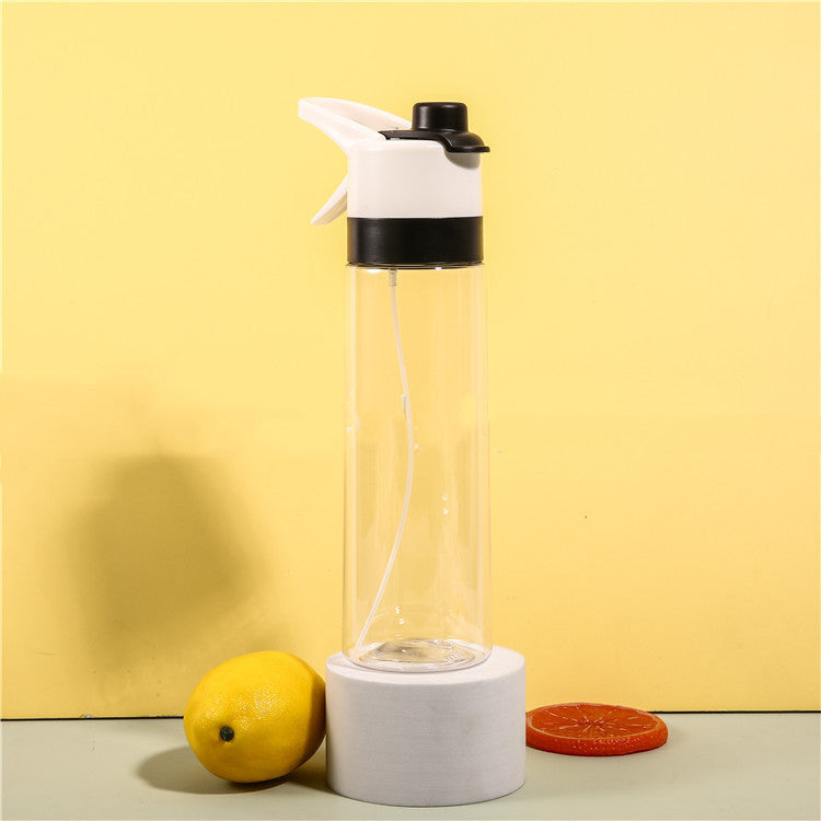 Bottiglia d'acqua spray per ragazze, sport all'aria aperta, fitness, tazza d'acqua, grande capacità, bottiglia spray