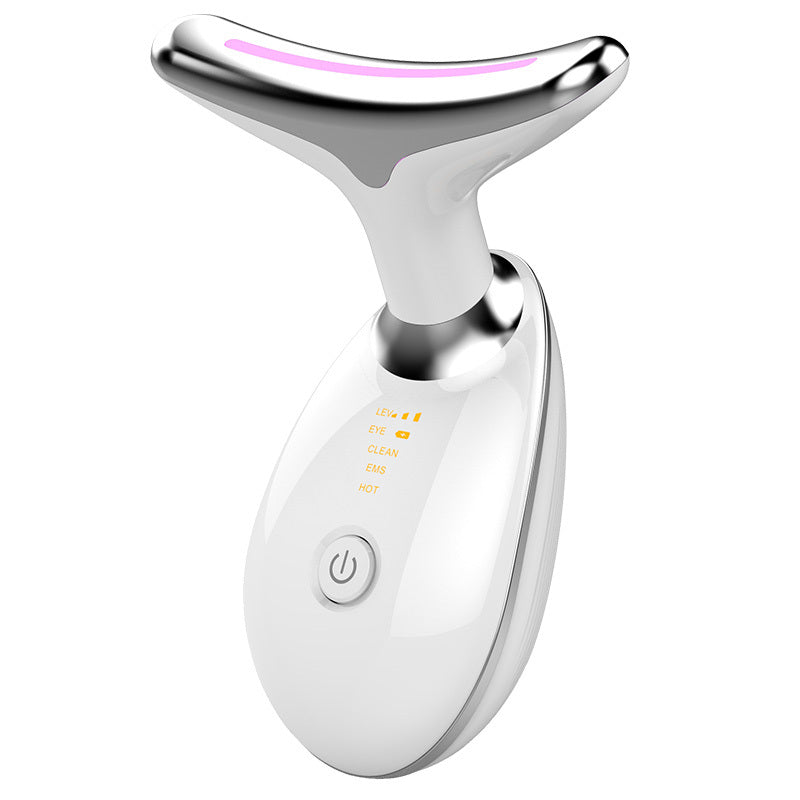 Massaggiatore termico EMS per il sollevamento e il rassodamento del collo, microcorrente elettrica, rimozione delle rughe