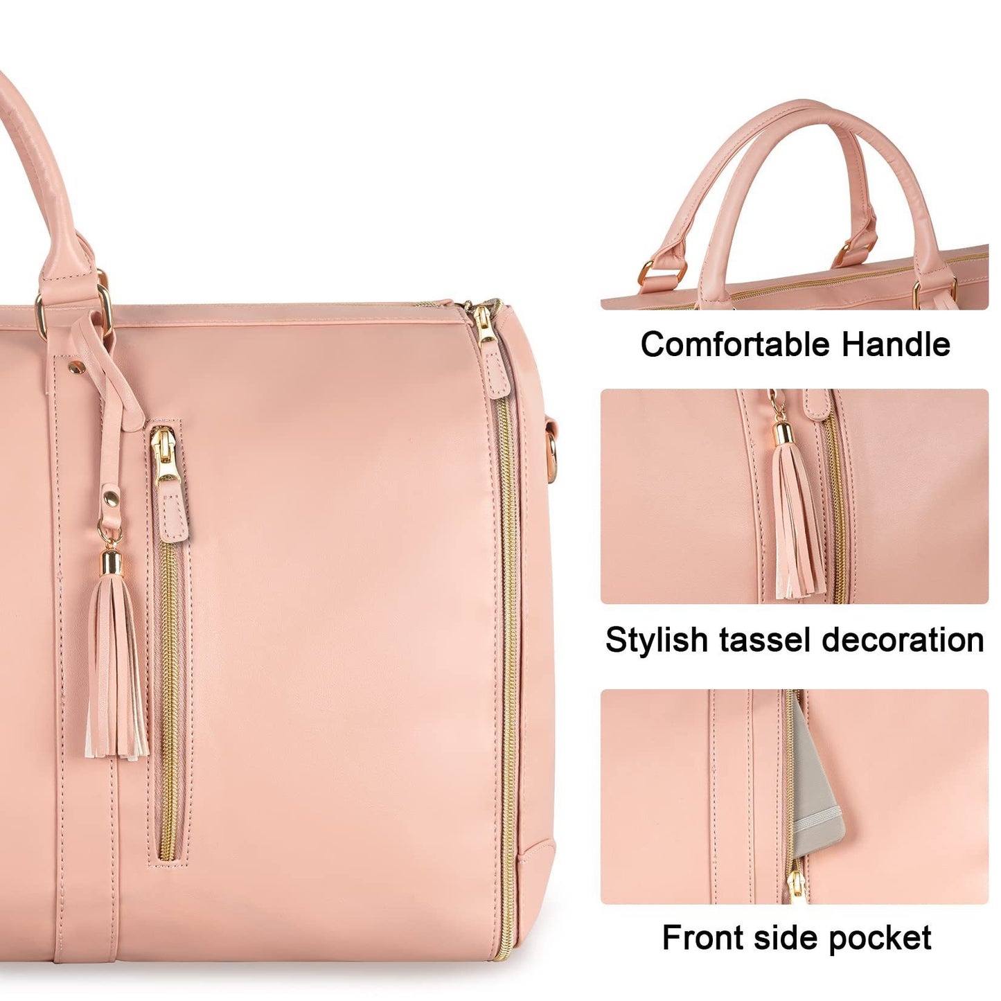 Borsa da viaggio di grande capacità, borsa da donna pieghevole, borsa impermeabile per vestiti
