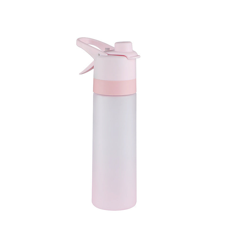 Bottiglia d'acqua spray per ragazze, sport all'aria aperta, fitness, tazza d'acqua, grande capacità, bottiglia spray