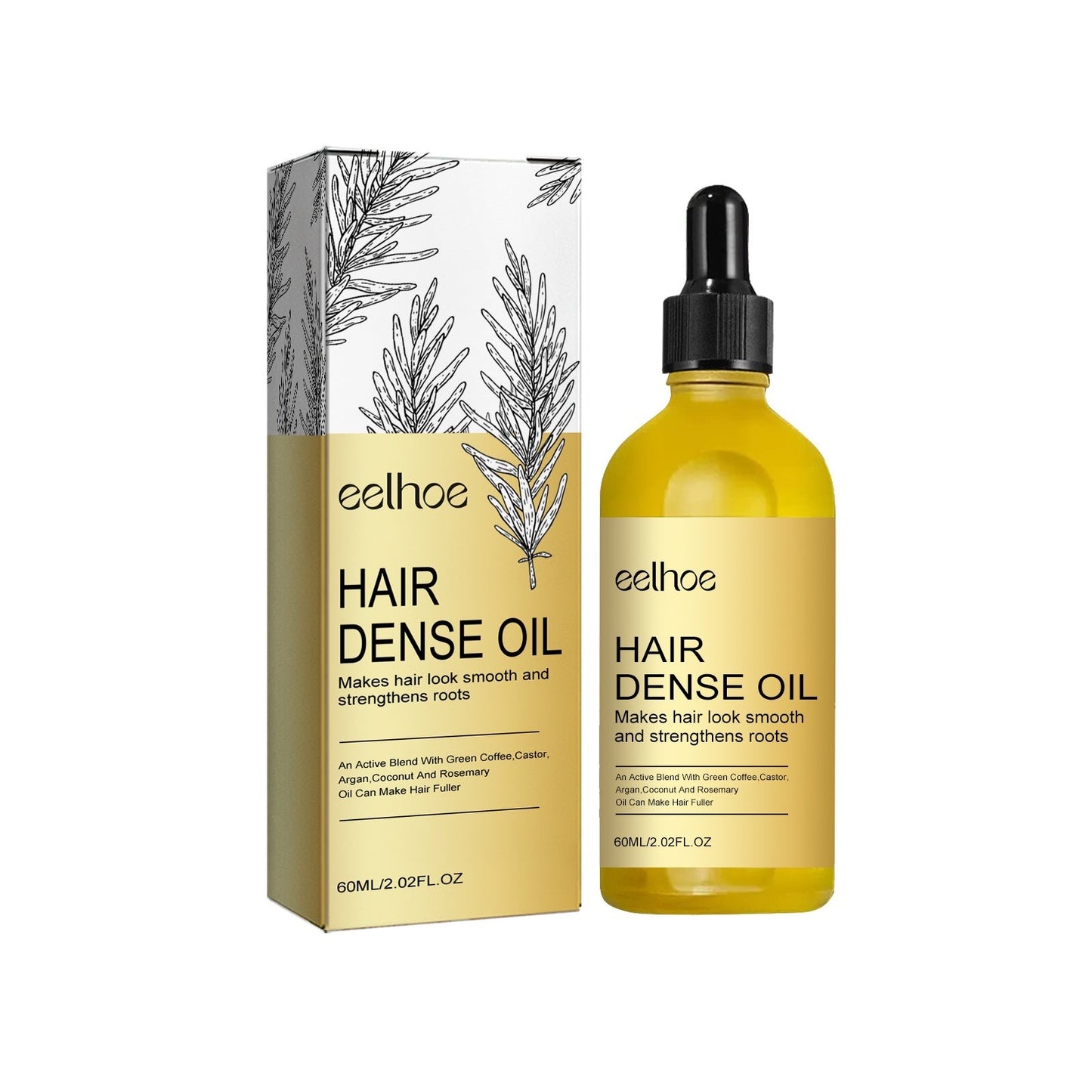 KIT-HairPulse Electric Multifunctional Massage Comb+EEHLOE Oil