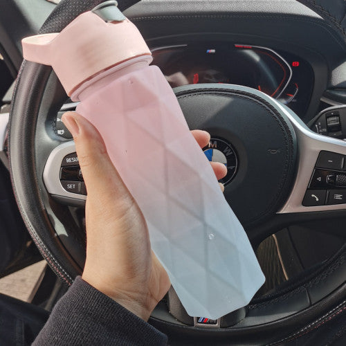 Bottiglia d'acqua spray per ragazze, sport all'aria aperta, fitness, tazza d'acqua, grande capacità, bottiglia spray