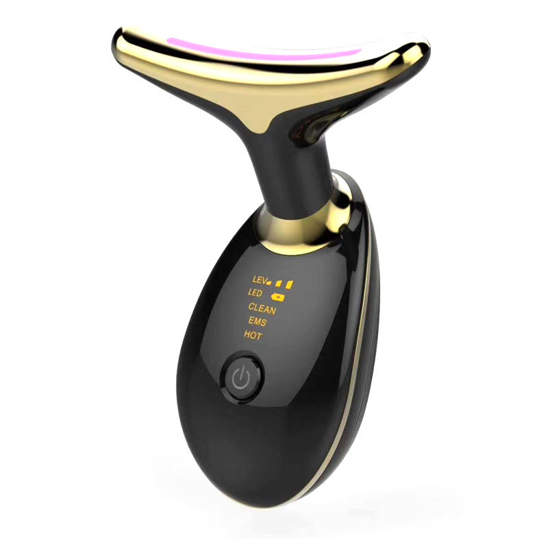 Massaggiatore termico EMS per il sollevamento e il rassodamento del collo, microcorrente elettrica, rimozione delle rughe