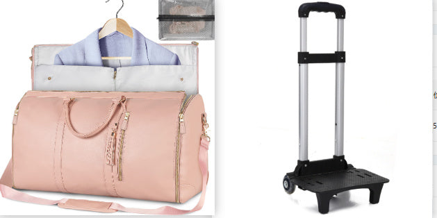 Borsa da viaggio di grande capacità, borsa da donna pieghevole, borsa impermeabile per vestiti