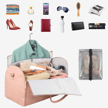 Borsa da viaggio di grande capacità, borsa da donna pieghevole, borsa impermeabile per vestiti